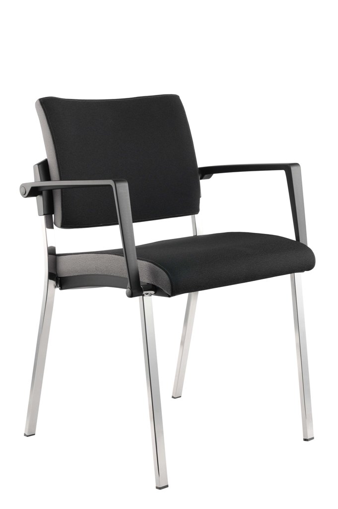 4-Fuß-Stuhl mit und - Fachmann Büromöbel Set Ziernaht, Büromöbel-Office24 Ihr für 2er und Shop –
